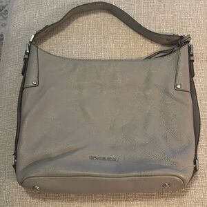 Michael Kors gray leather handbag.  Great condition.